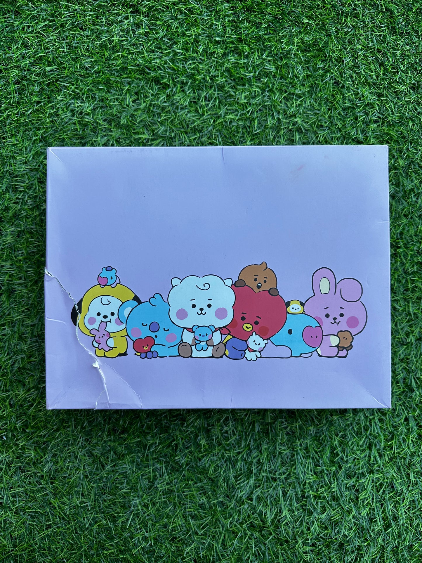 Kit com 2 Toalhinhas Bordadas BT21 LINE FRIENDS (BTS)