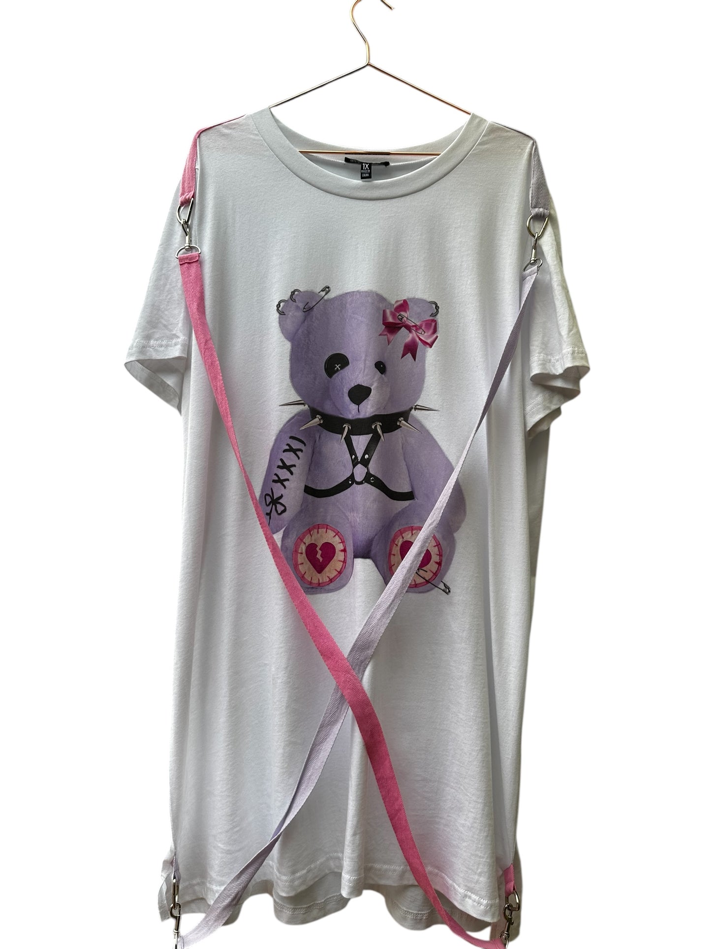 Camisetão Pastel Bondage Bear Roxo Current Mood tam 1X