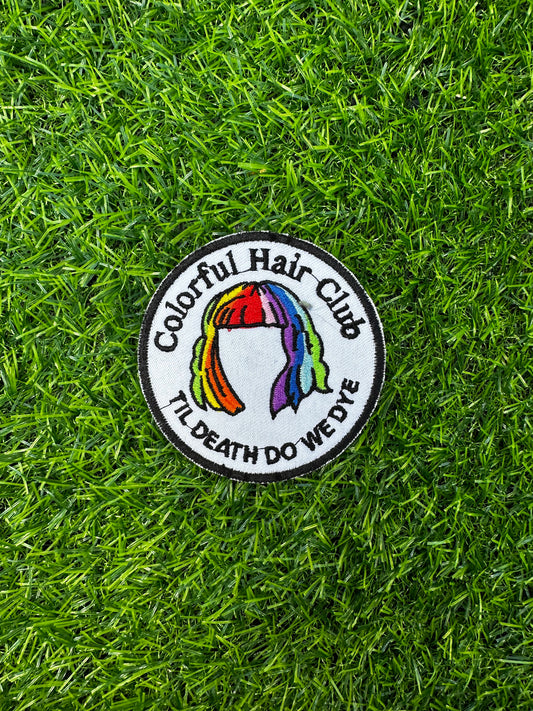 Patch Bordado Colorful Hair Club