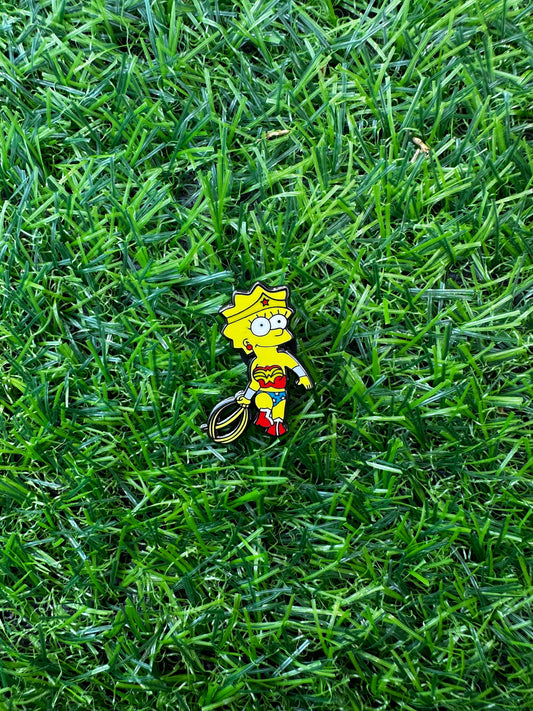 Pin Lisa Simpson Mulher Maravilha