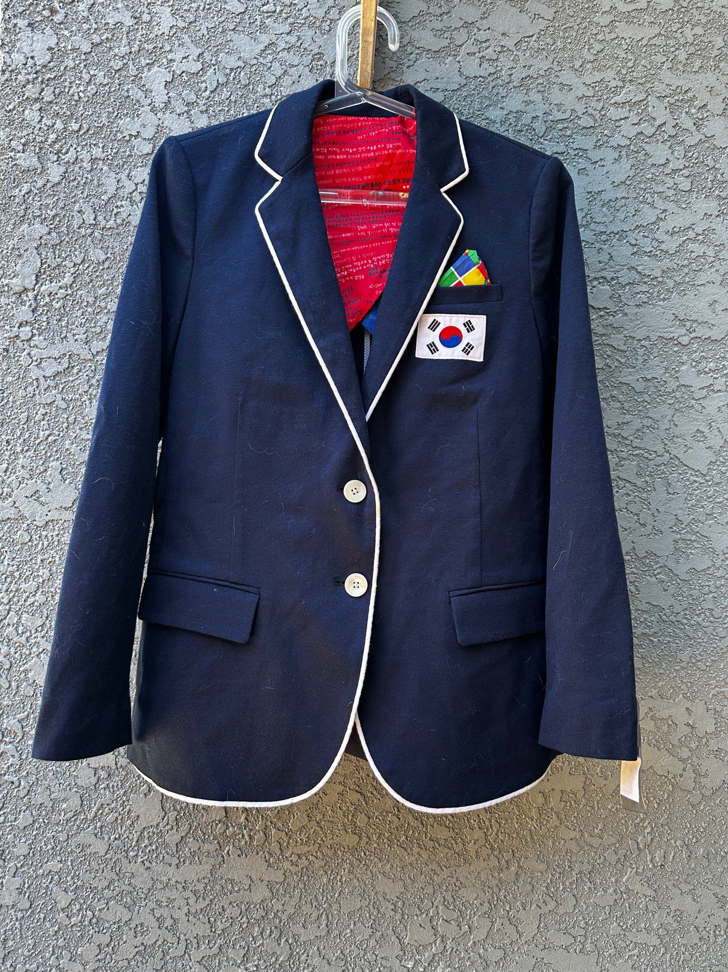 Blazer da delegação olimpica da Coréia do Sul