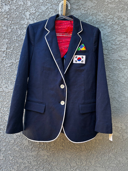 Blazer da delegação olimpica da Coréia do Sul