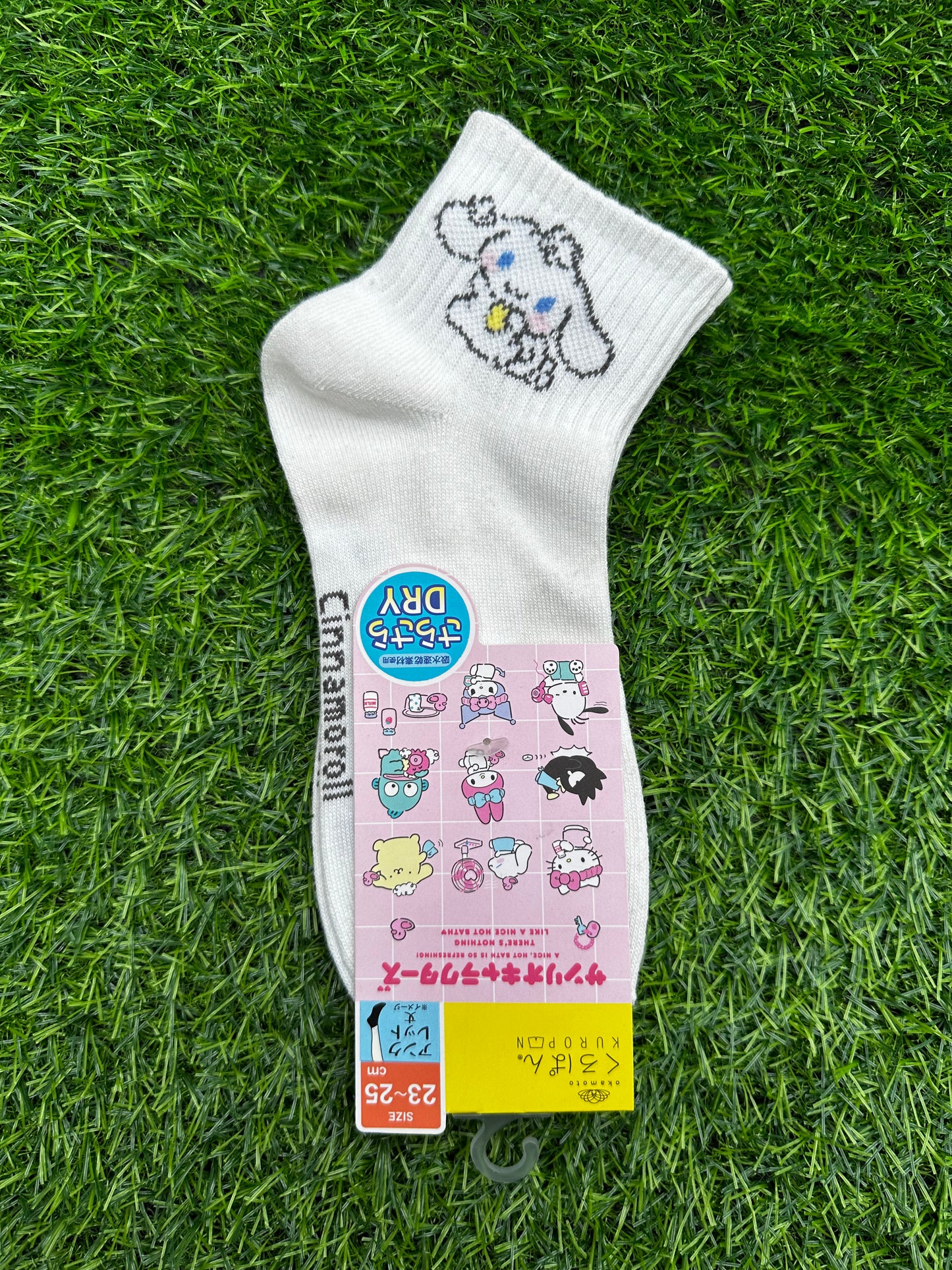 Meias Cinnamoroll Cano Curto (tam 34 a 38)