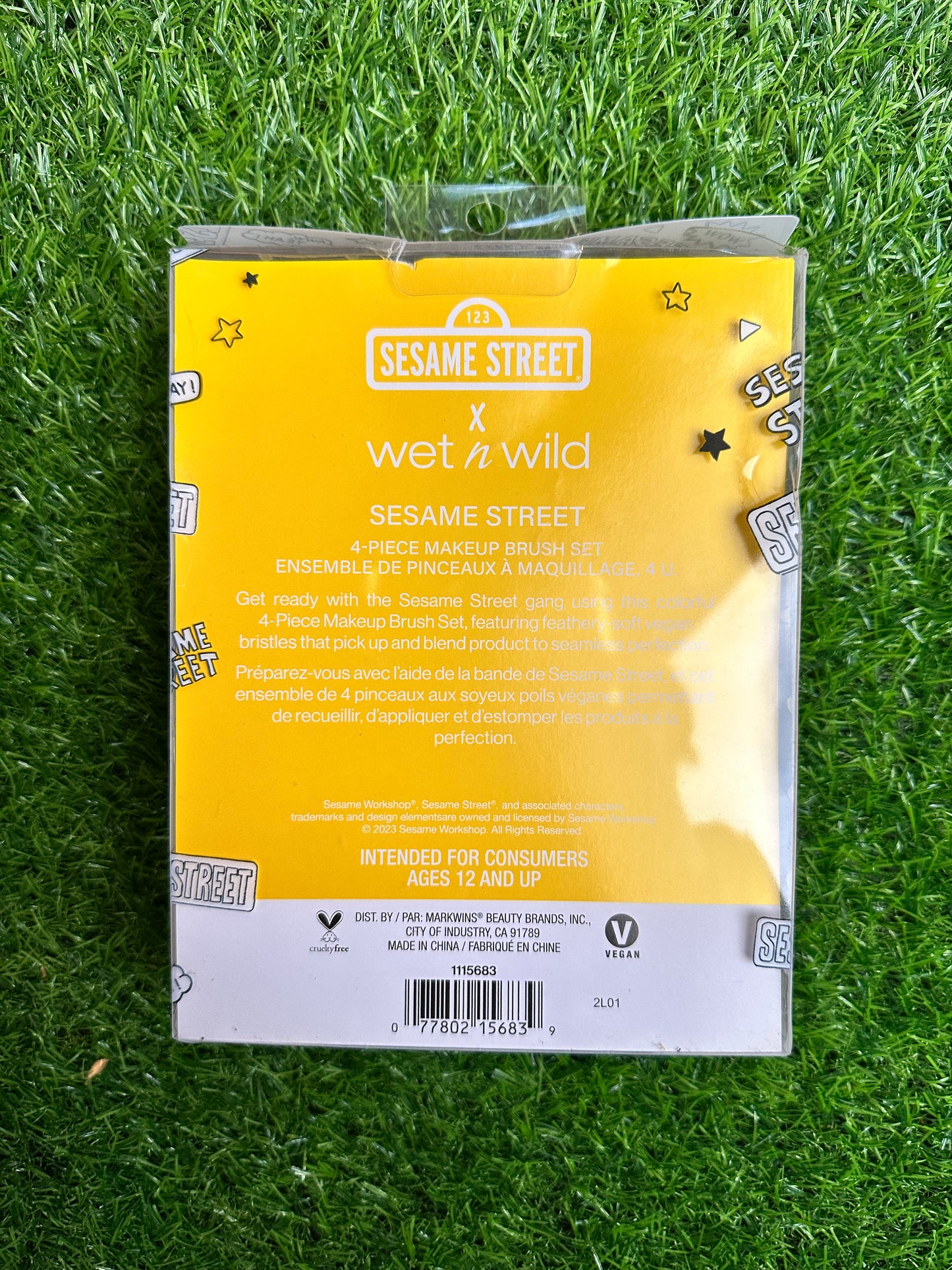Kit de Pincéis de Maquiagem Sesame Street x Wet n wild (Ed. Limitada)