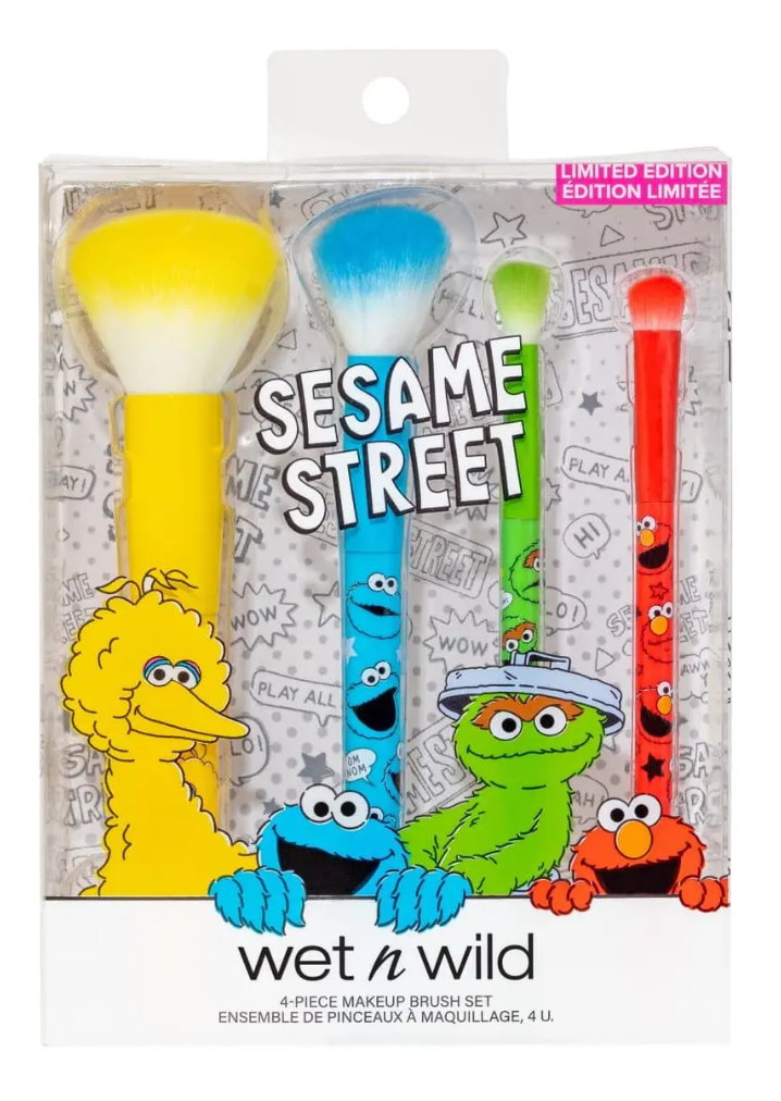 Kit de Pincéis de Maquiagem Sesame Street x Wet n wild (Ed. Limitada)