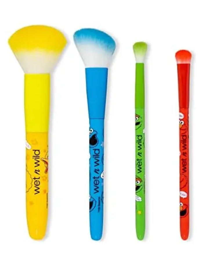 Kit de Pincéis de Maquiagem Sesame Street x Wet n wild (Ed. Limitada)